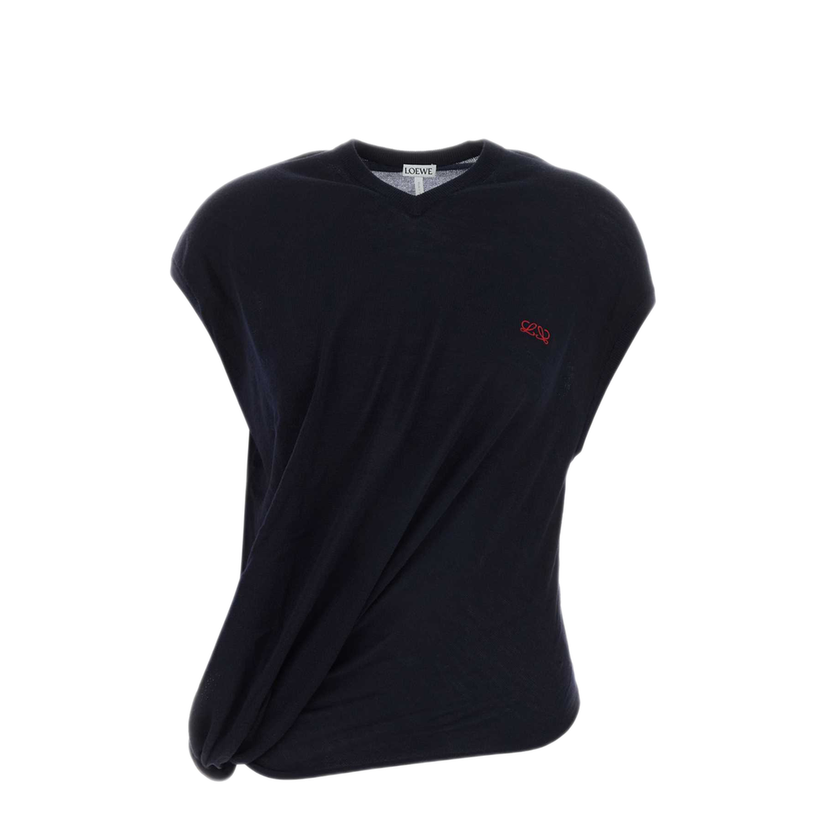 MAYFEYR - Loewe - Midnight Blue Wool Blend Vest - S540Y14KHCDARKNAVY