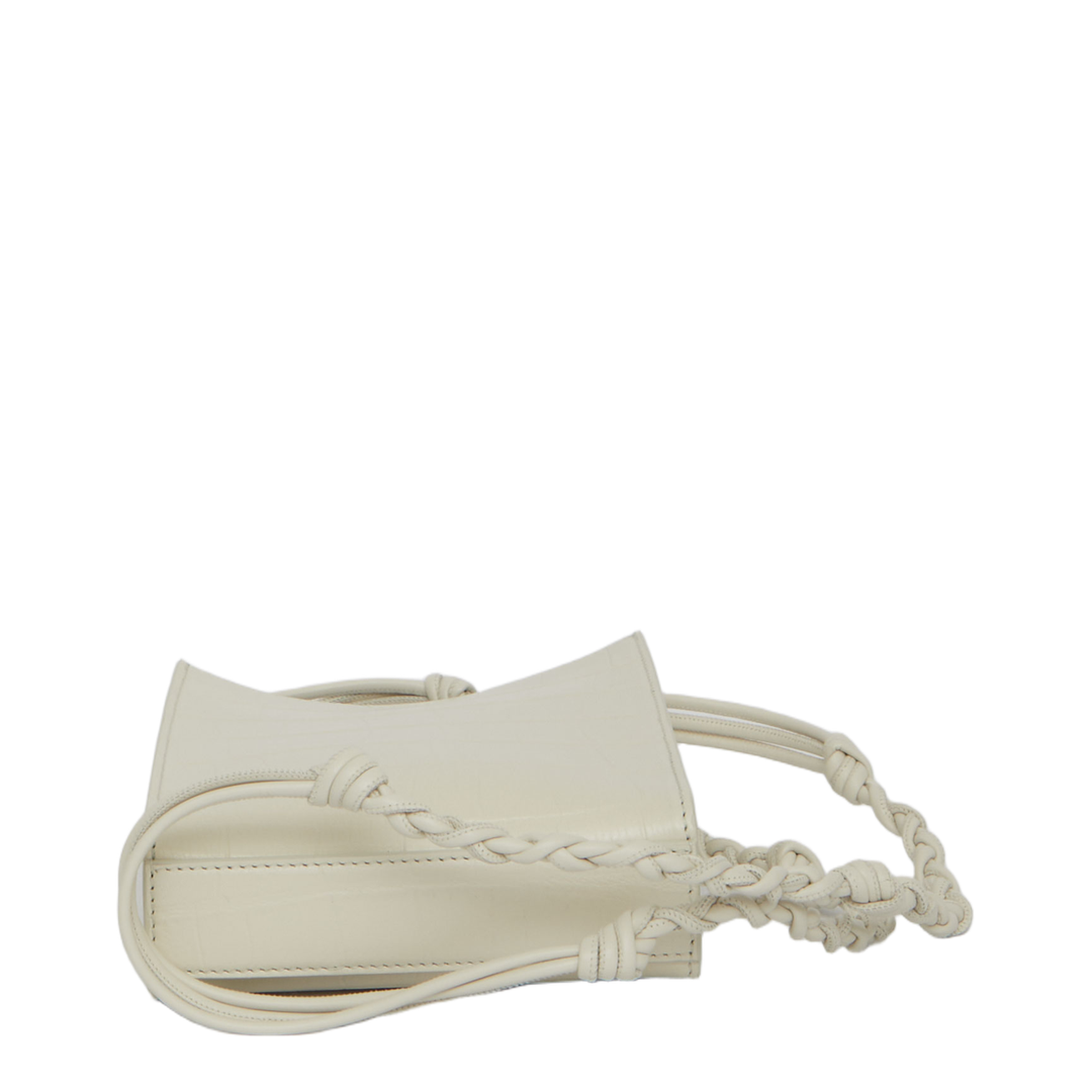 Leather Bag with Hand Knotted Strap