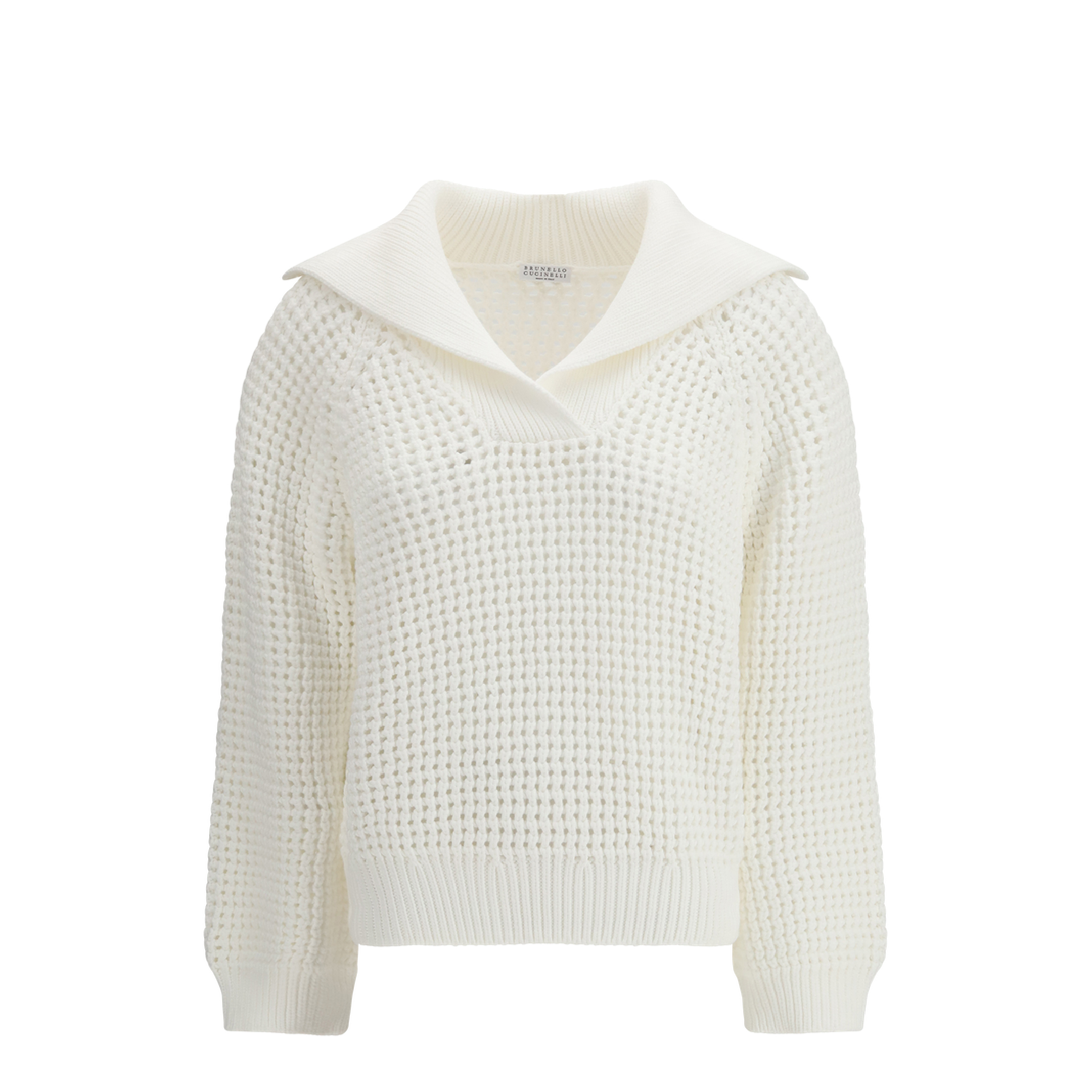 MAYFEYR - Brunello Cucinelli - Shirt Collar Jumper - M89302602