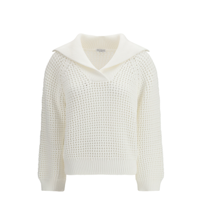 MAYFEYR - Brunello Cucinelli - Shirt Collar Jumper - M89302602