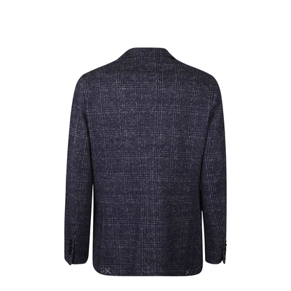 Checked Long Sleeved Blazer