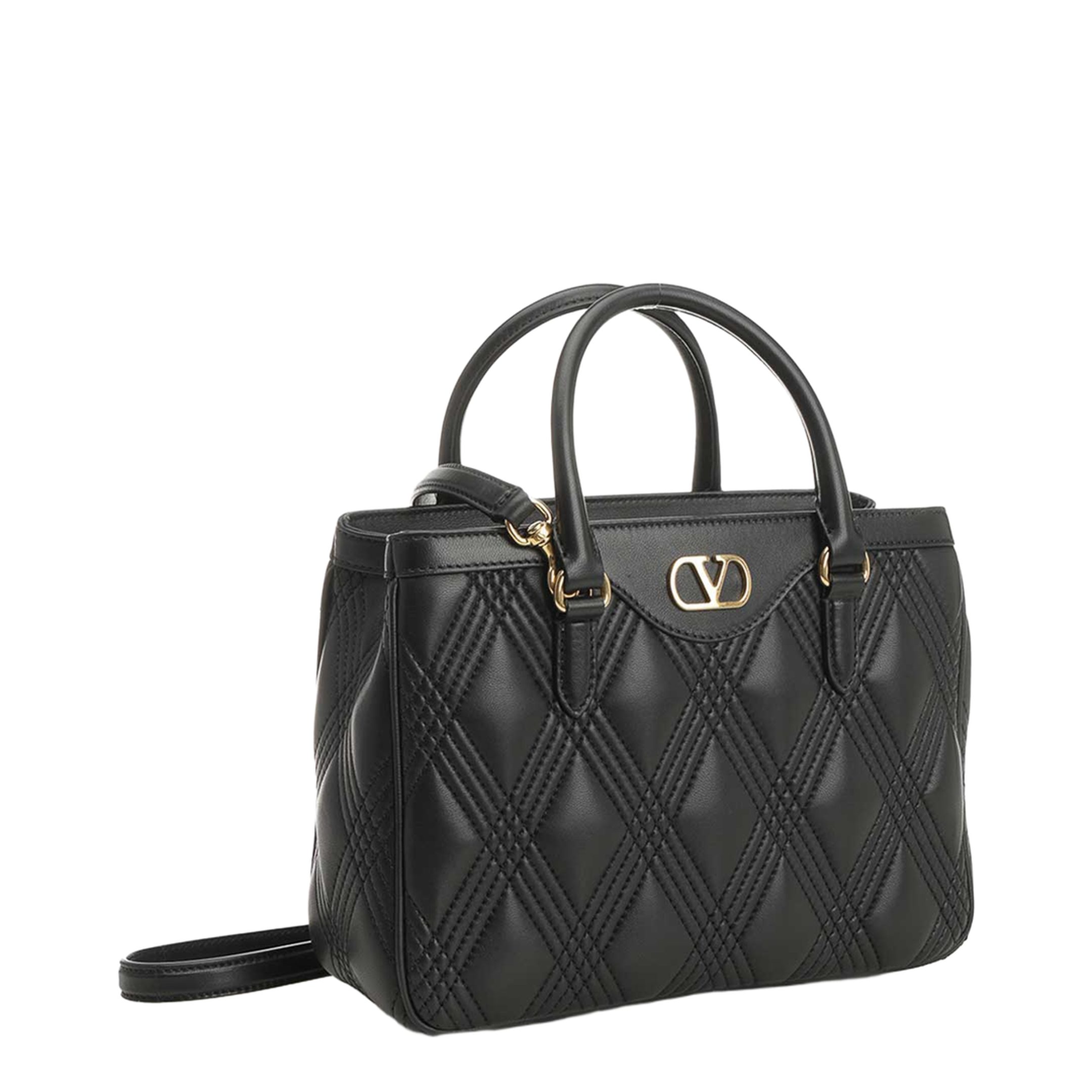 Black Leather Shoulder Bag