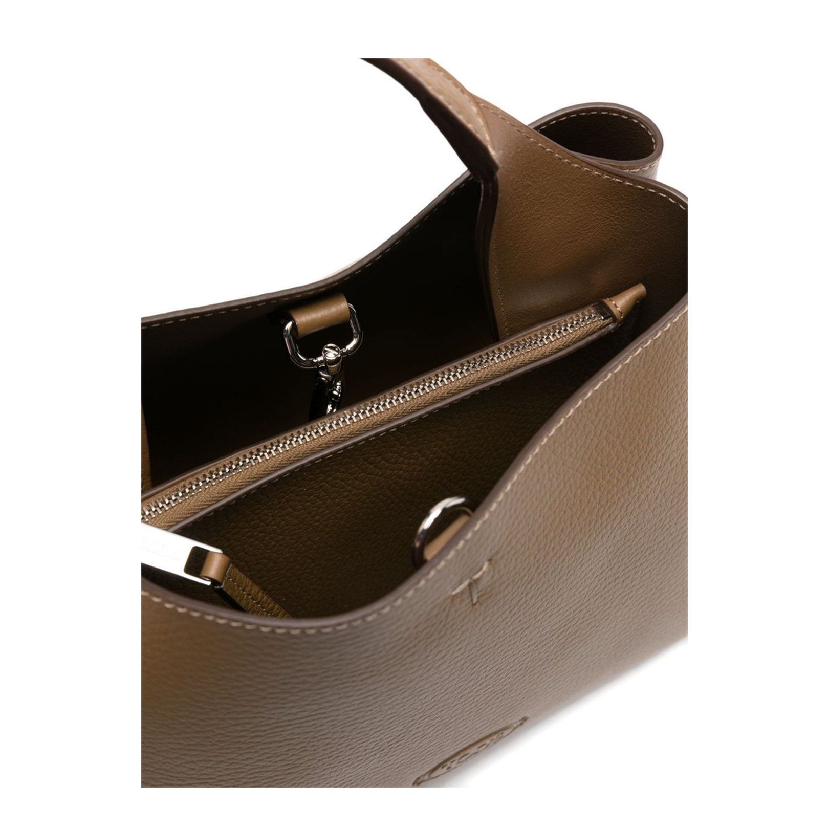 Micro Leather Shopping Bag