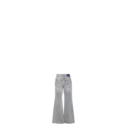Mid Blue Vintage Wash Bootcut Jeans