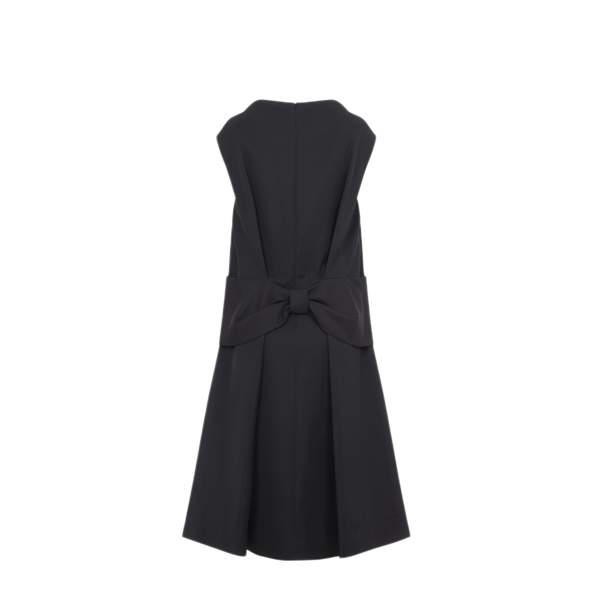 MAYFEYR - Simone Rocha - Boxy Peplum Bow Detail Dress - 74751334BLACK