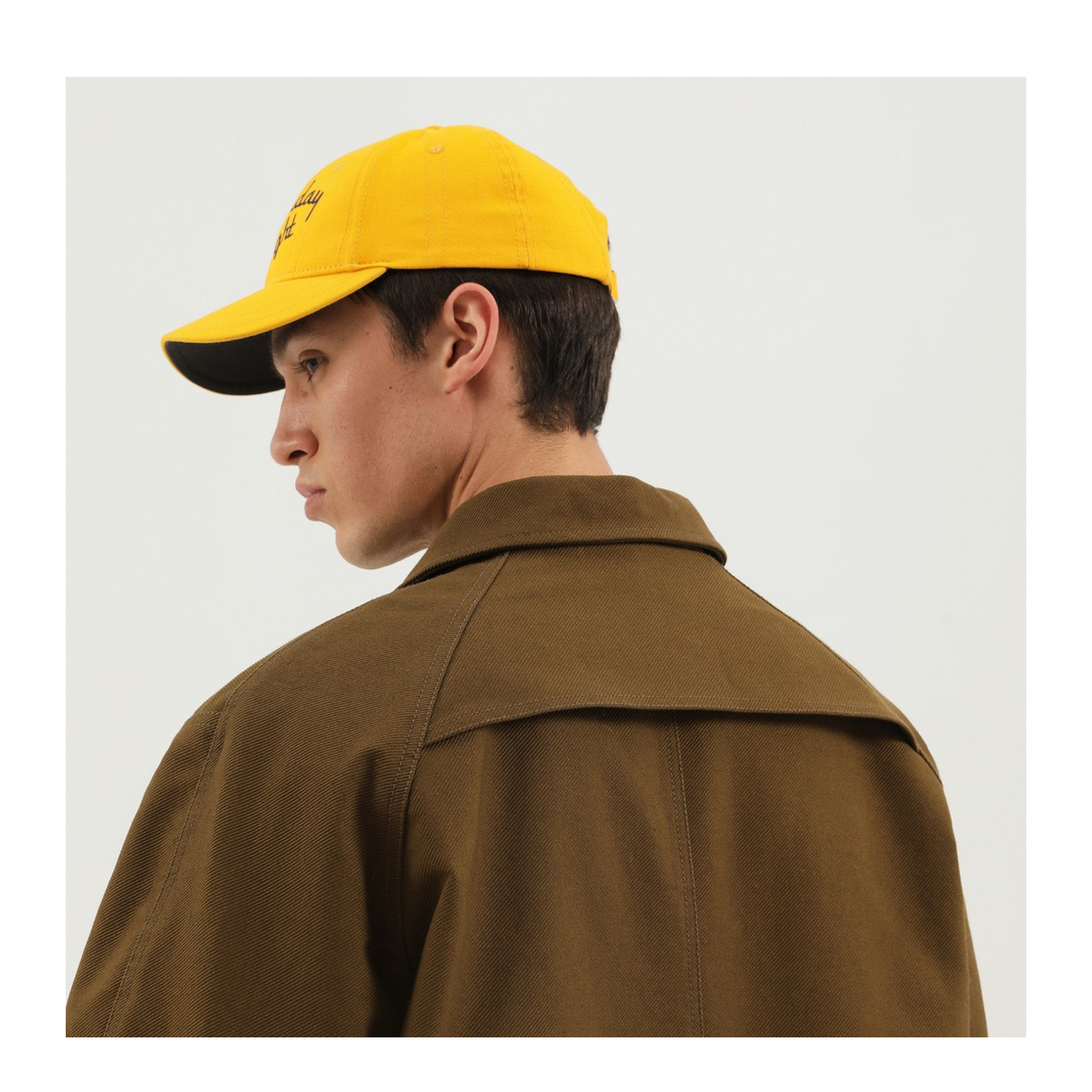MAYFEYR - 1989 STUDIO - Olive Green Mackintosh Coat - F04MBB004FAB0017300