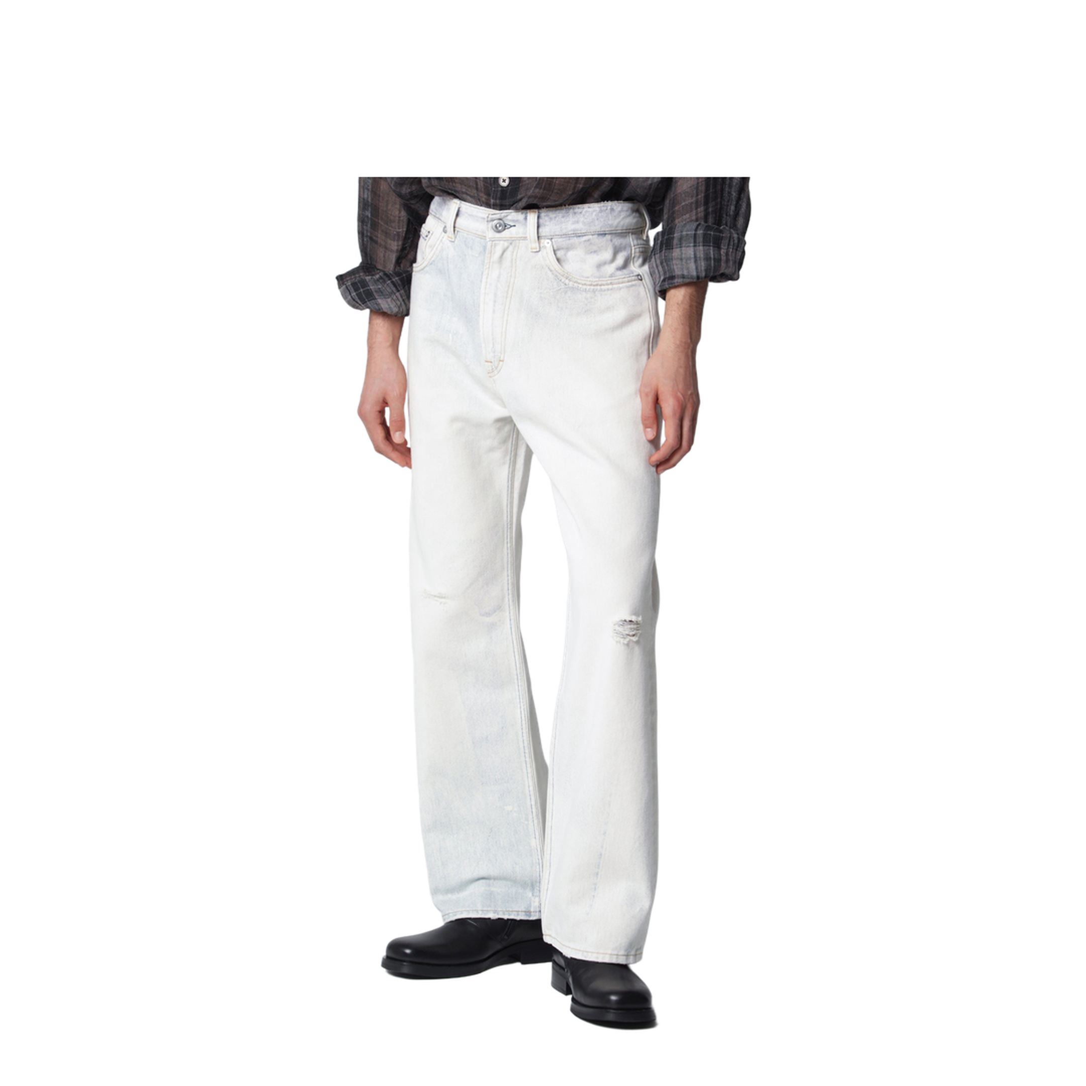 MAYFEYR - Our Legacy - Third Cut Relaxed-Fit Jeans In Beige Cotton Denim - M2265TDIDEDC