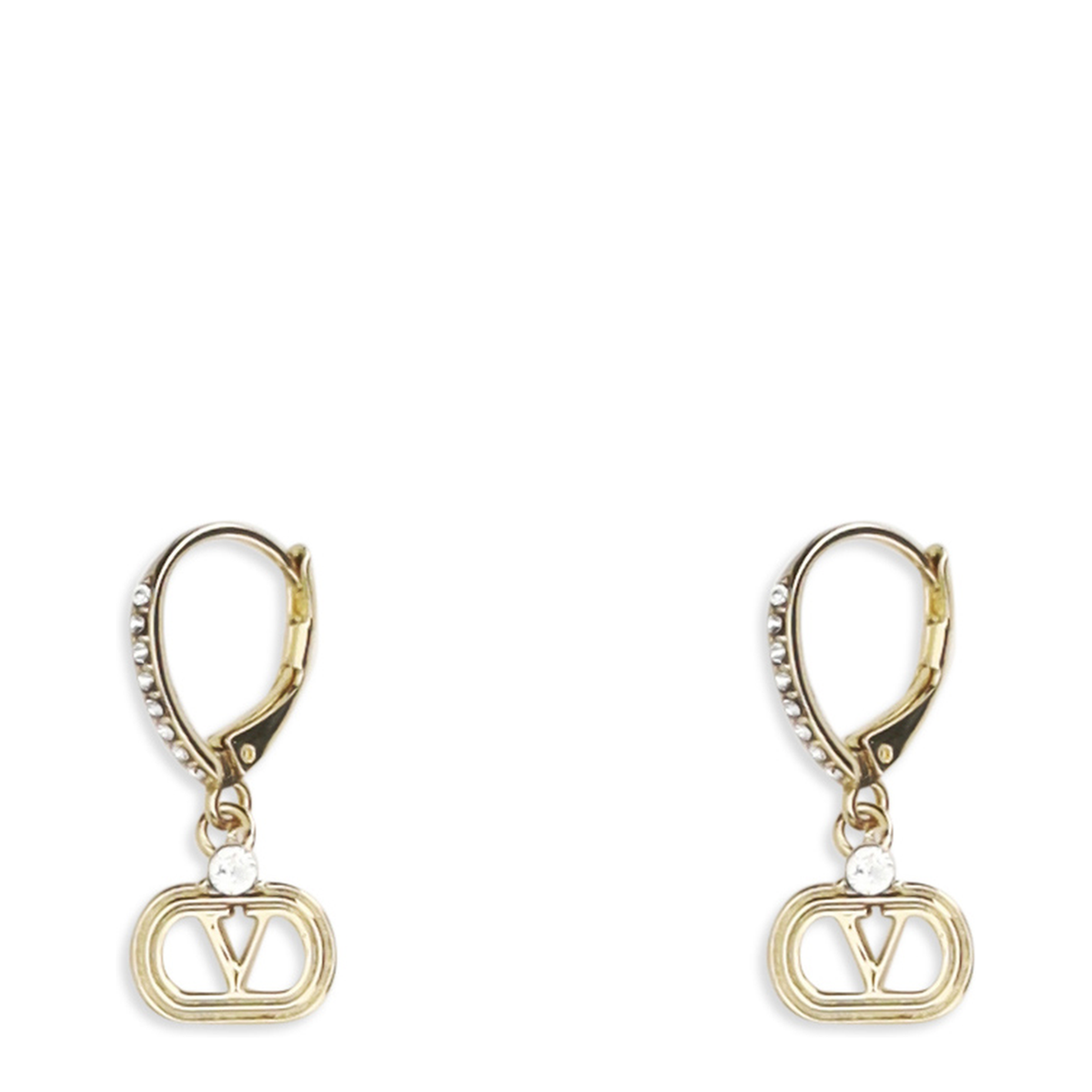 MAYFEYR - Valentino - Ovalette Earrings In Metal And Swarovski Crystals - 9W2J0AI3YCW9MN