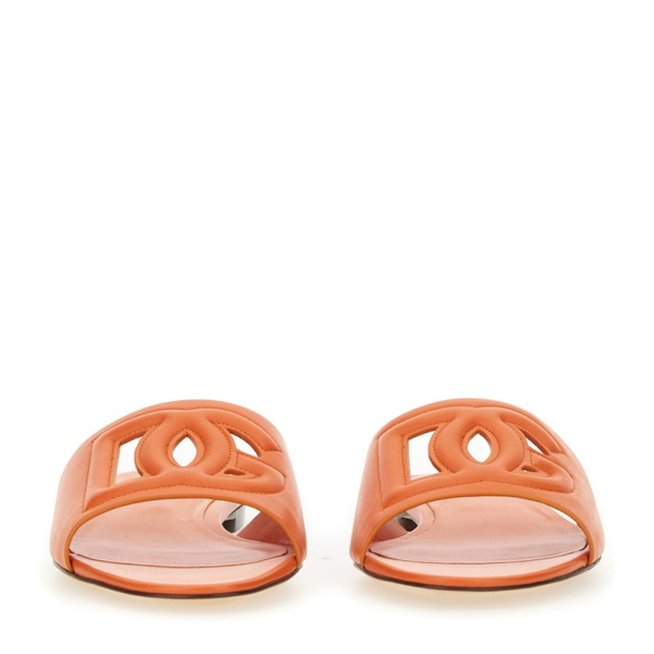 Calfskin Sliders with Logo