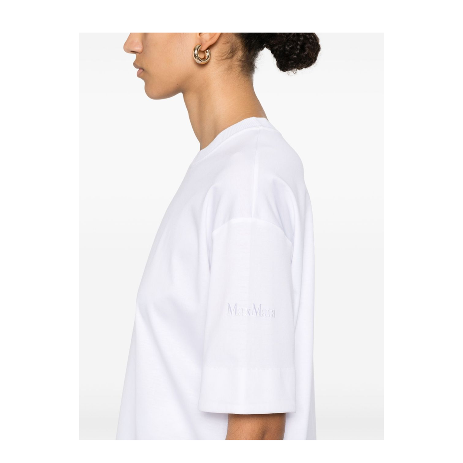 Logo Cotton T-Shirt in White