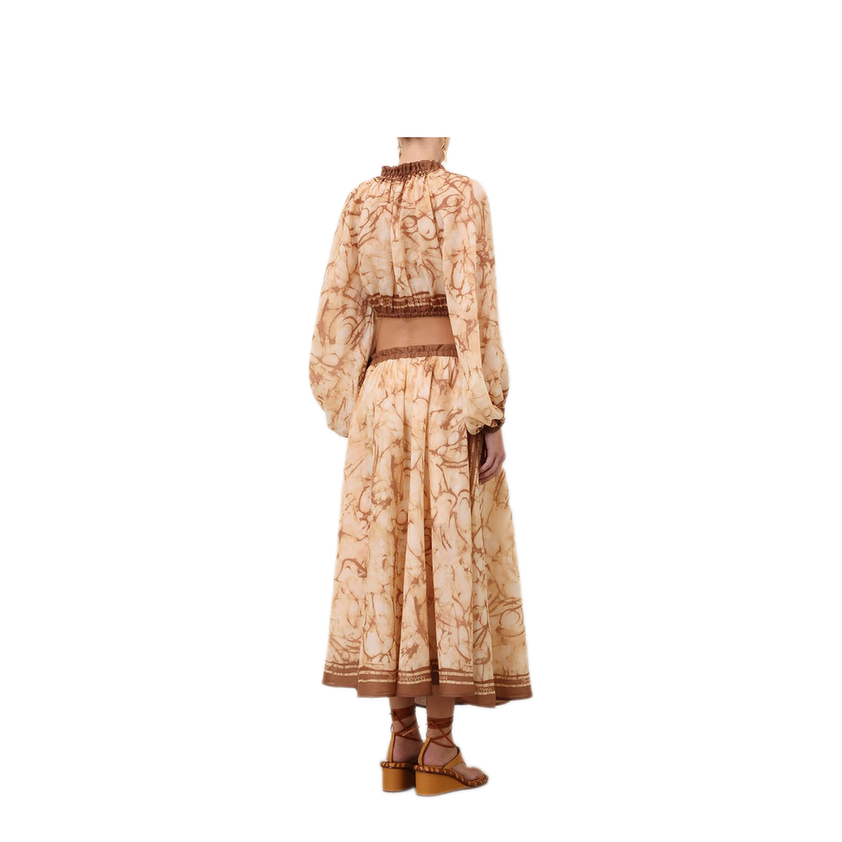 MAYFEYR - Zimmermann - Indra Midi Skirt - 8075SSS262CHTD