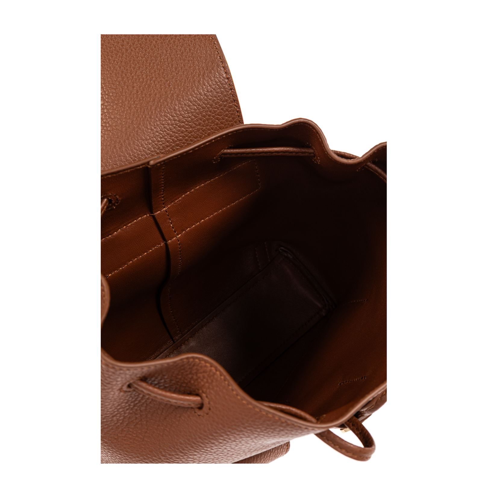 Leather backpack