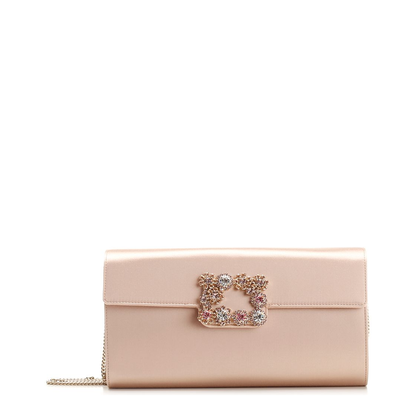 Efflorescence Clutch in Satin