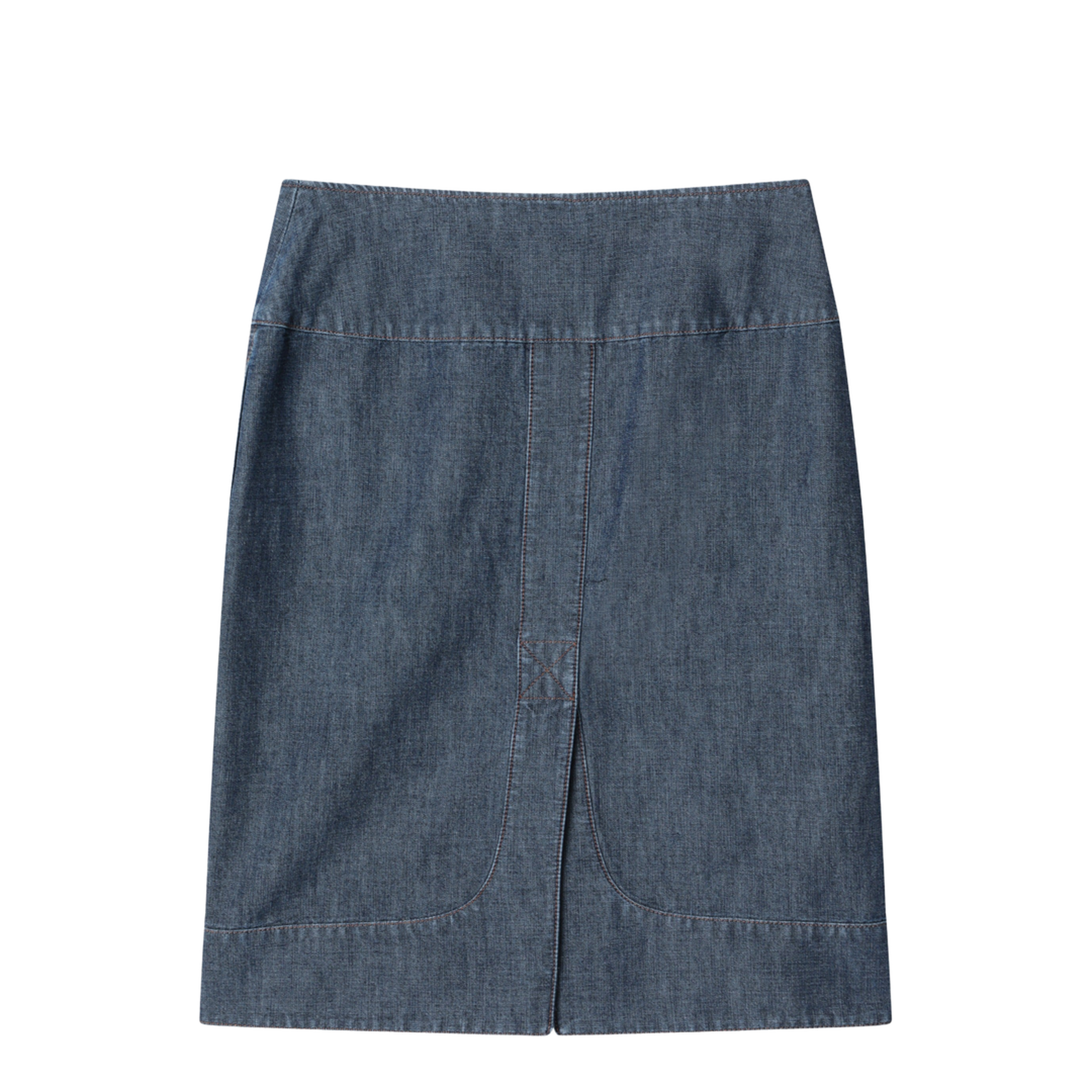 Denim Skirt Denim Blue