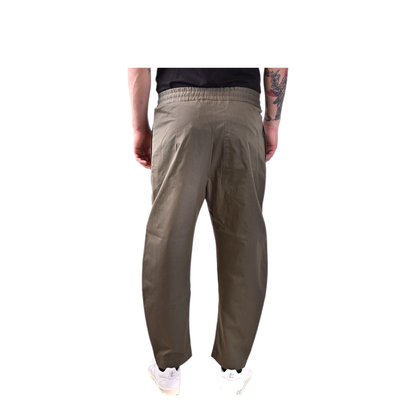 MAYFEYR - ISABEL BENENATO - Green Trousers - UW13S2360