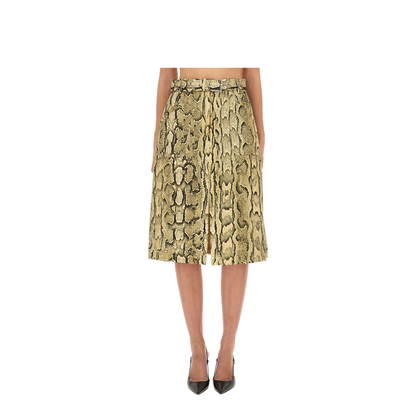 Skirt with Animal Pattern