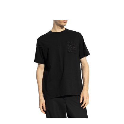 Relaxed Fit T-Shirt in Cotton Black