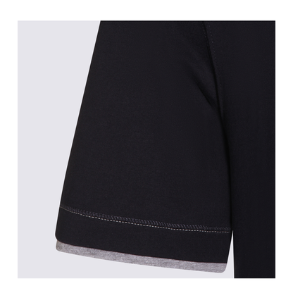 Logo Cotton T-Shirt Black