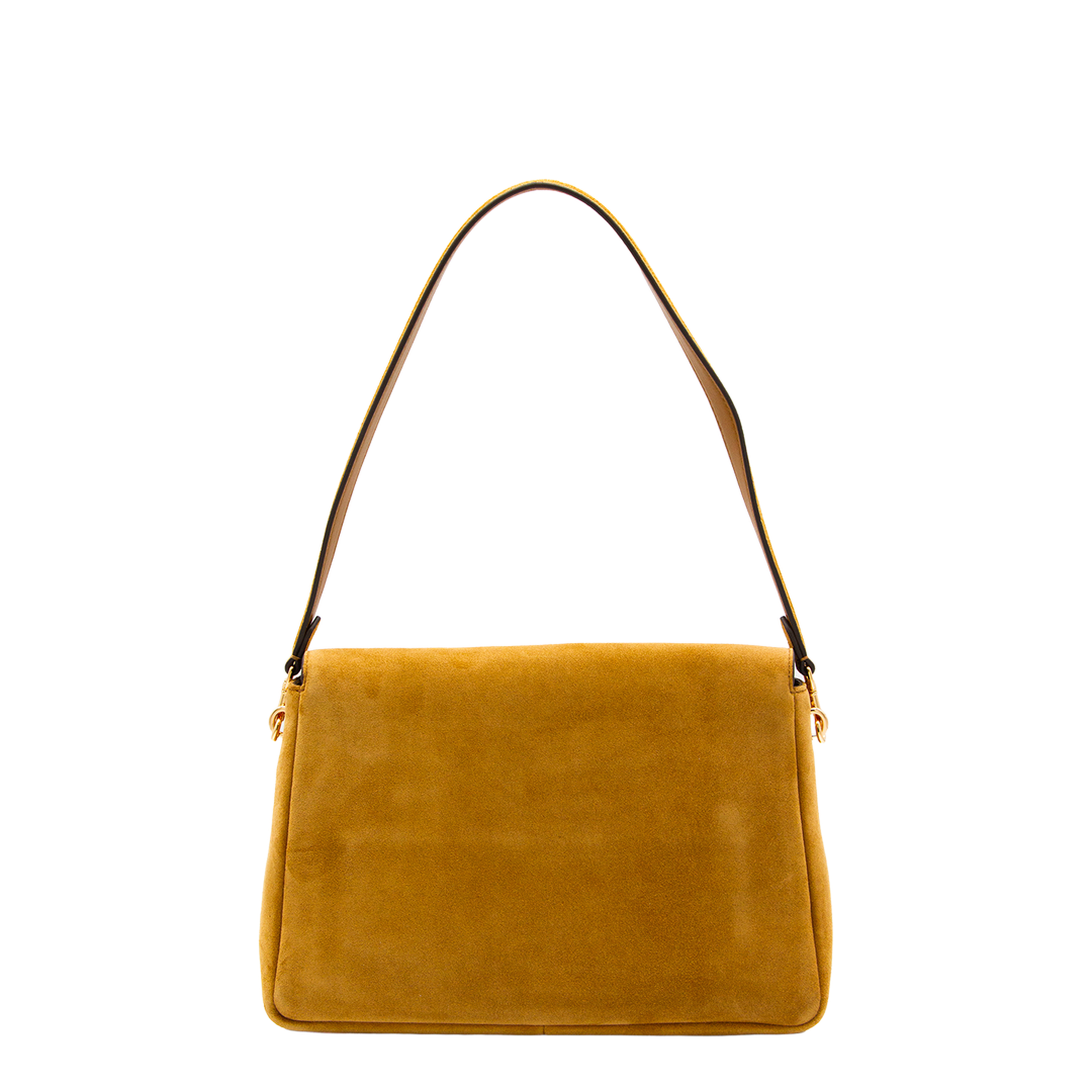 Charlie Suede Shoulder Bag - Toffee
