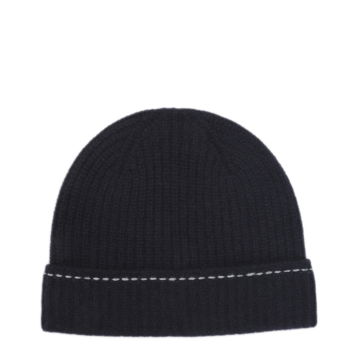 MAYFEYR - Kiton - Blue Rib Knit Beanie - UCPL003K0240L02001BLU
