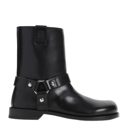 MAYFEYR - Loewe - Campo Biker Shearling Boots - LSS4285X011100