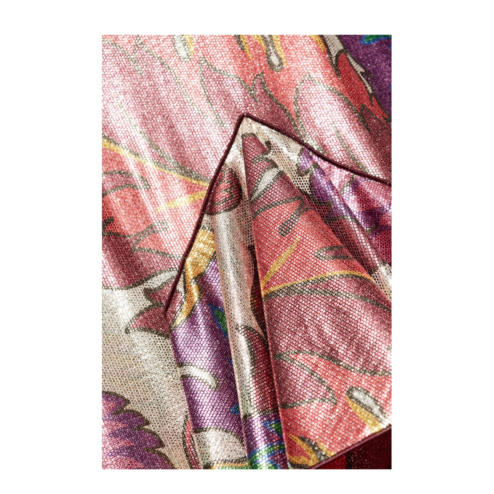 Dress with Shimmering Finish