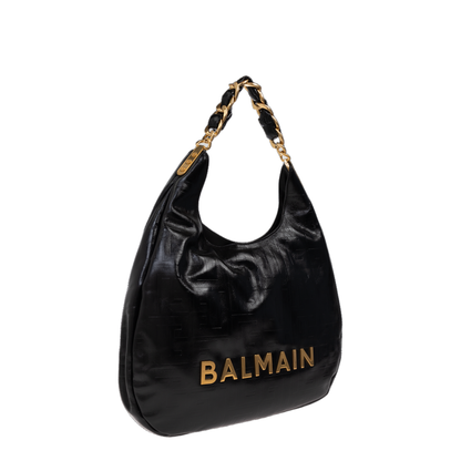 1945 Soft Hobo Crinkled Leather Tote Bag with Monogram