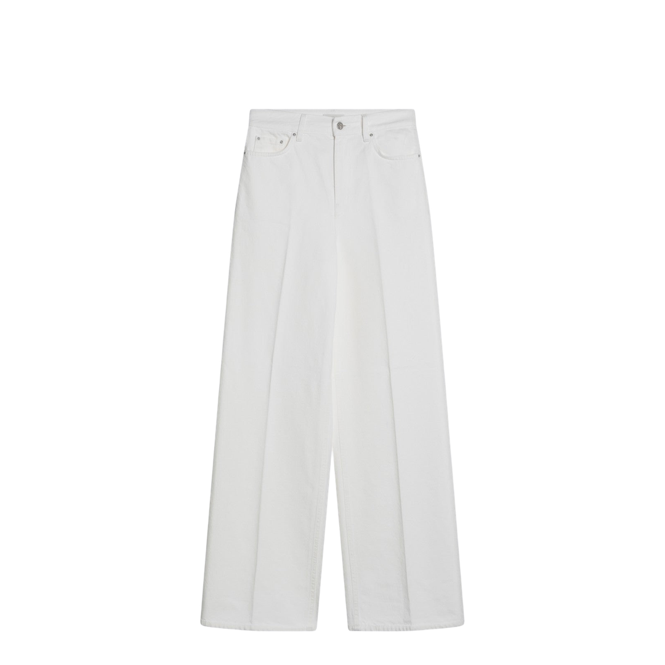 MAYFEYR - Toteme - White Pants In Organic Cotton - 242-WRB2429FB0083047