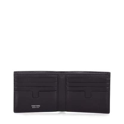 Crocodile-Effect Bi-Fold Wallet