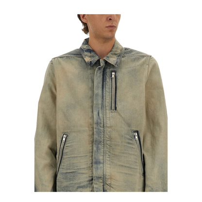 Jacket with Concealed Zipper