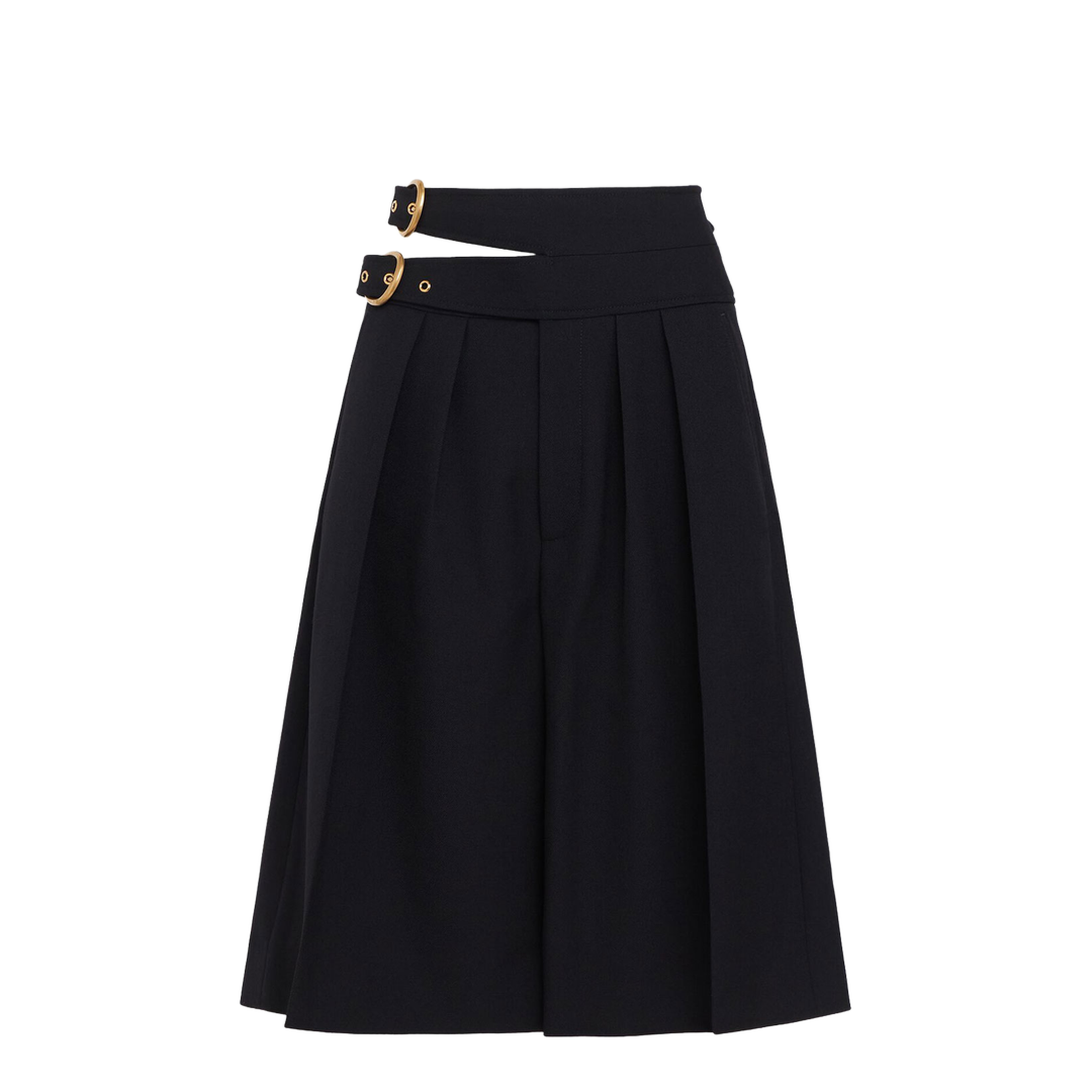 MAYFEYR - Chloè - Double Belt Wool Bermudas - CH26SSH01164
