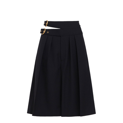 MAYFEYR - Chloè - Double Belt Wool Bermudas - CH26SSH01164