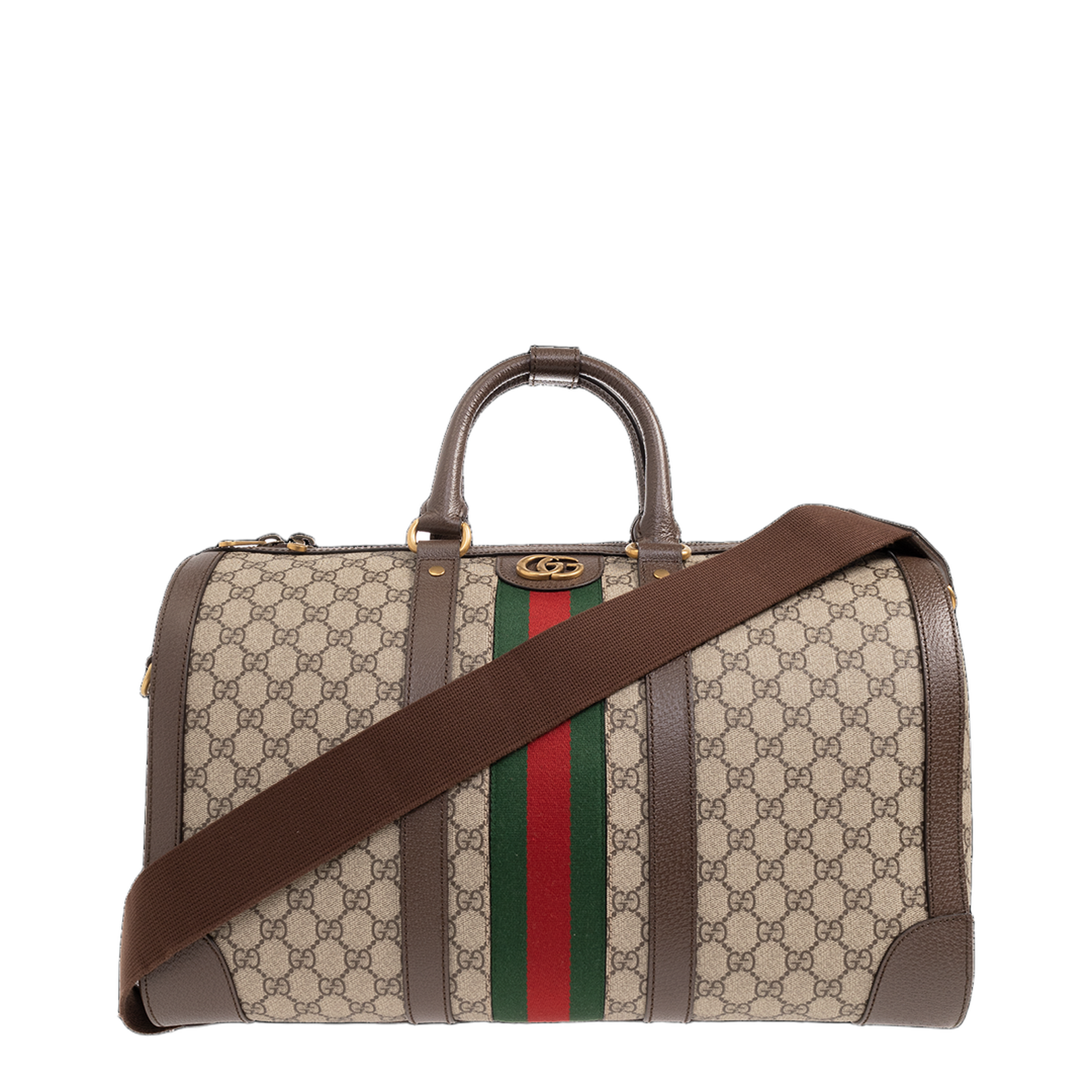 Savoy Medium Canvas Duffle Bag - Beige