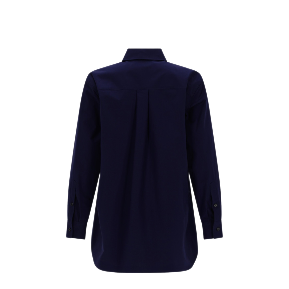 Dark Blue Poplin Shirt