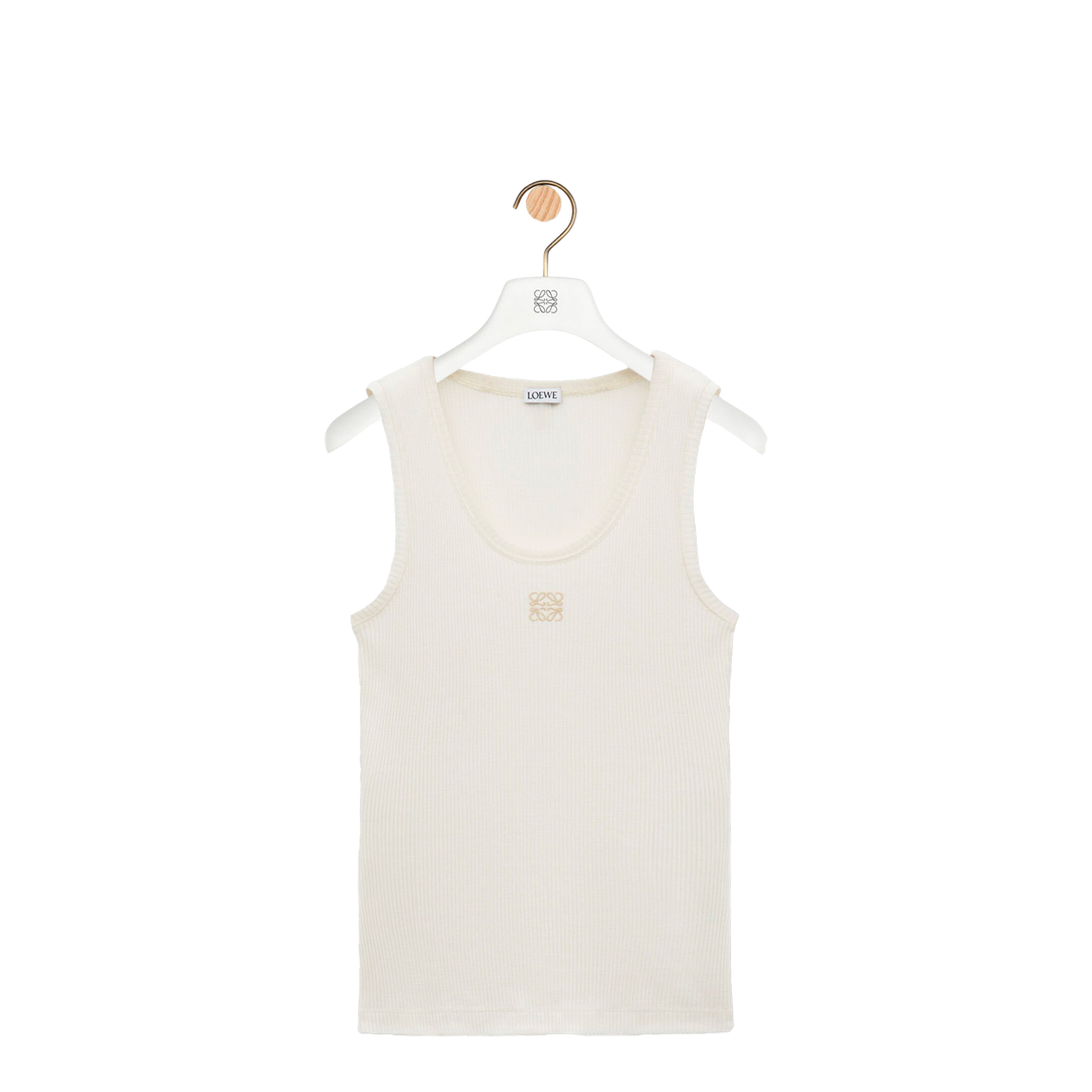 MAYFEYR - Loewe - Anagram Ribbed Silk Tank Top - S540Y23X46