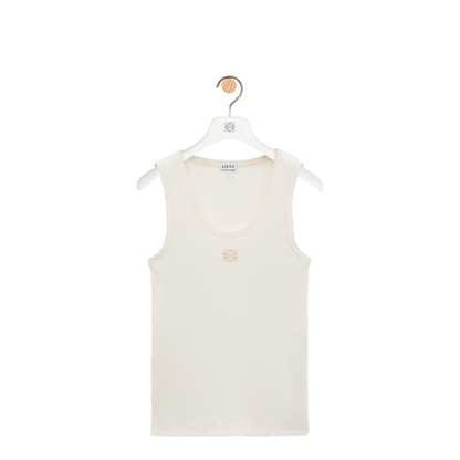 MAYFEYR - Loewe - Anagram Ribbed Silk Tank Top - S540Y23X46