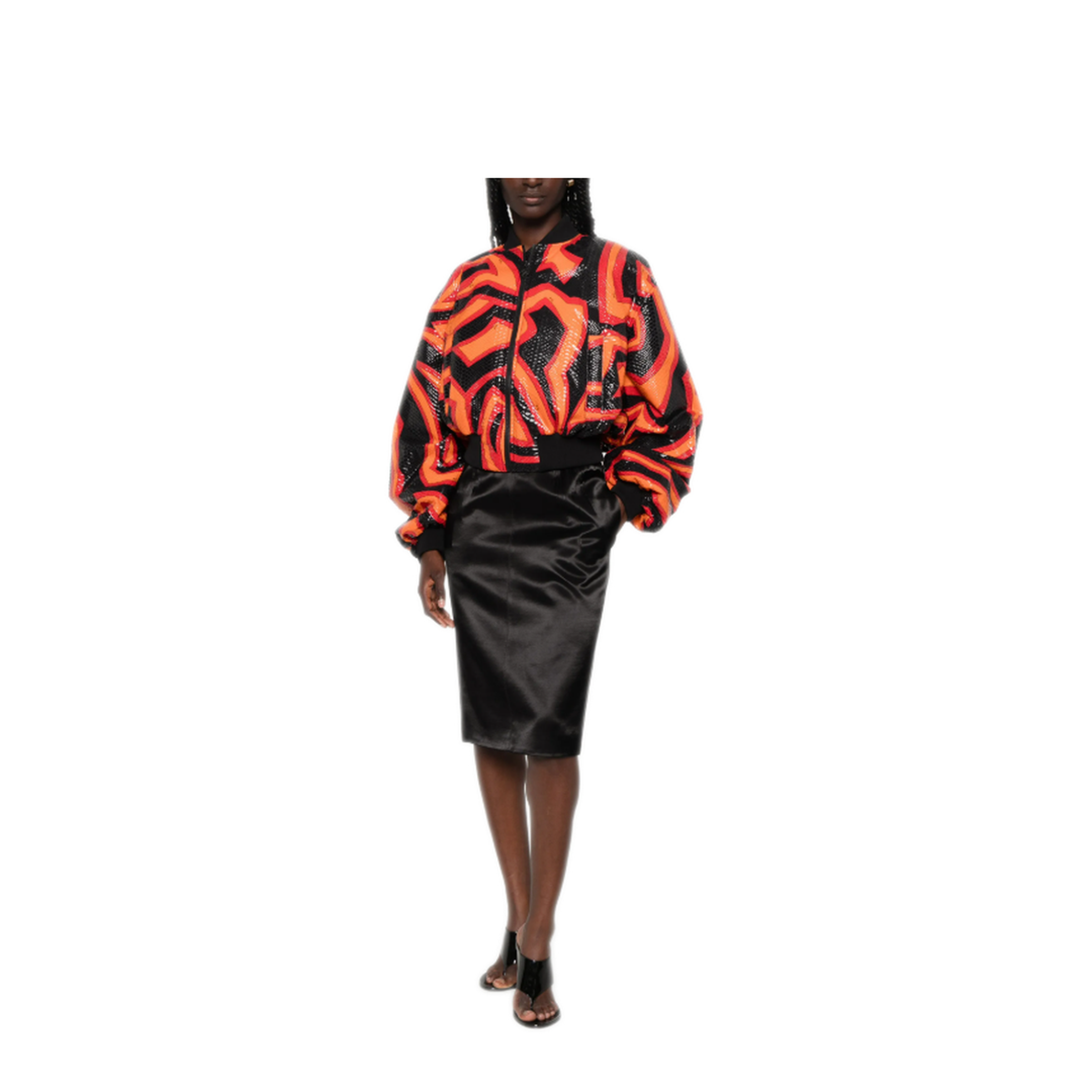 MAYFEYR - Saint Laurent - Skirt Base Js44 With Slit And Z - 863981Y1K441000