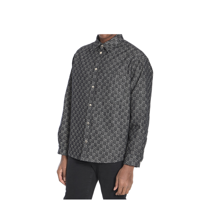 Embroidered Denim Shirt