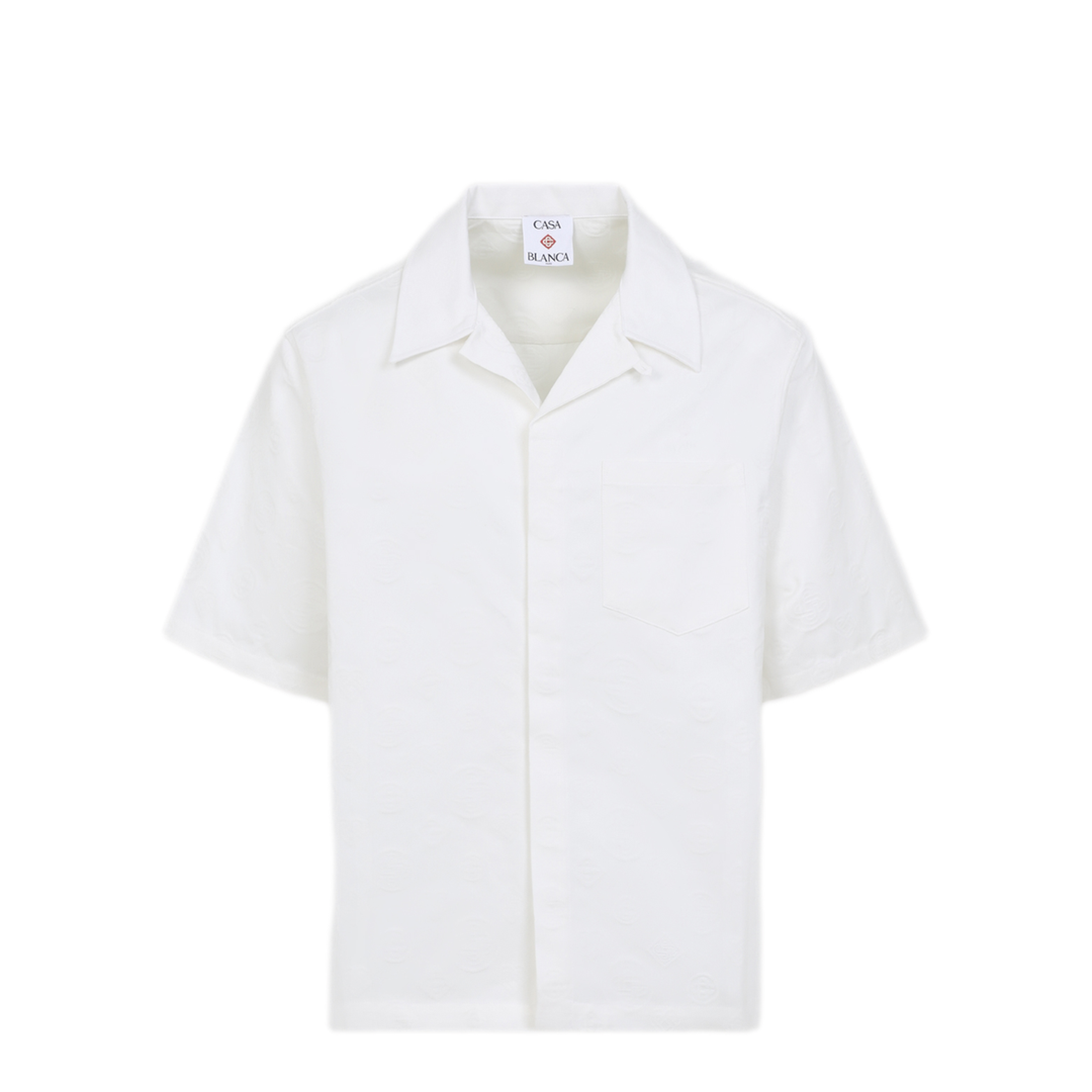 MAYFEYR - Casablanca - Monogram Short Sleeves Shirt - MSP26SH22801WHITE