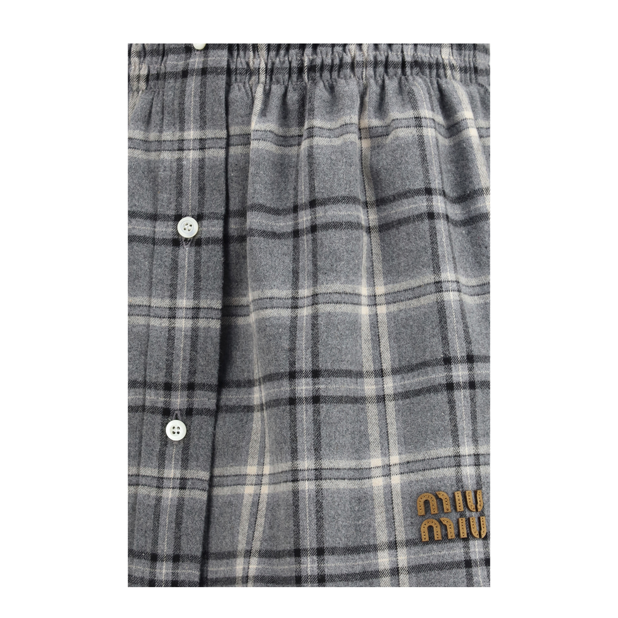 MAYFEYR - Miu Miu - Check Flannel Miniskirt - MG2603SOOO1807