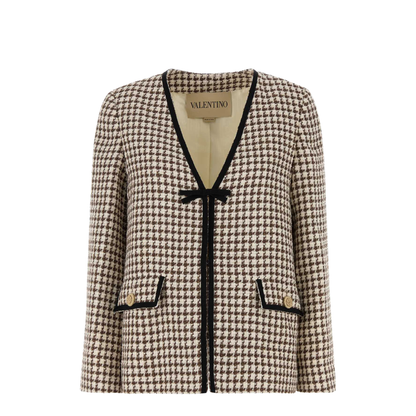 Pied De Poule Light Tweed Jacket