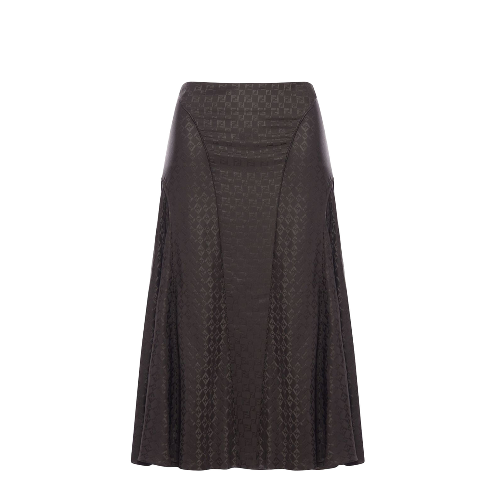 Silk Brown Skirt