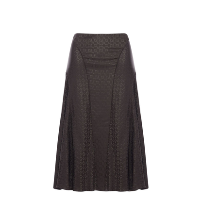 Silk Brown Skirt