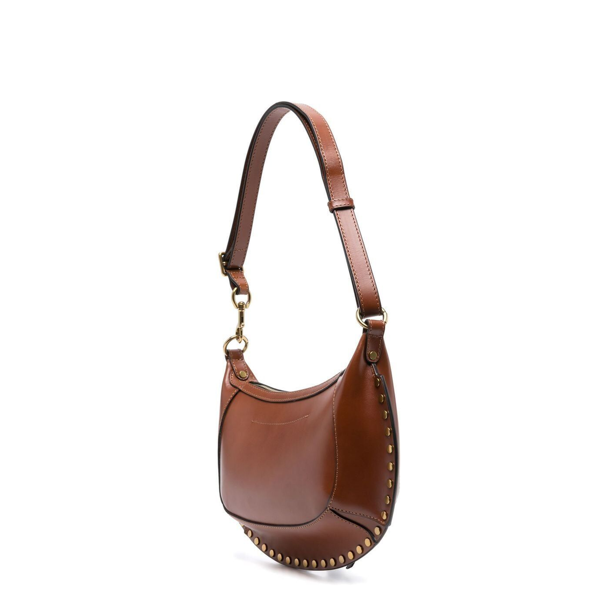 MAYFEYR - Isabel Marant - Oskan Moon Studded Shoulder Bag - PP0003FAA1C01M