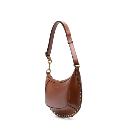 MAYFEYR - Isabel Marant - Oskan Moon Studded Shoulder Bag - PP0003FAA1C01M