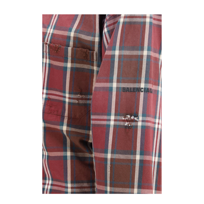 MAYFEYR - Balenciaga - Zip Shirt In Cotton-Blend Flannel - 850813TLM09