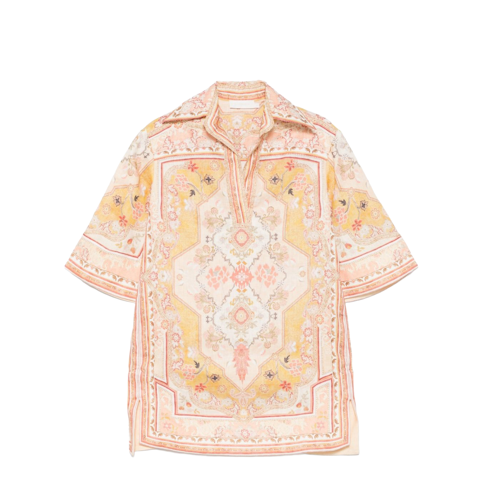 Printed Linen Tunic