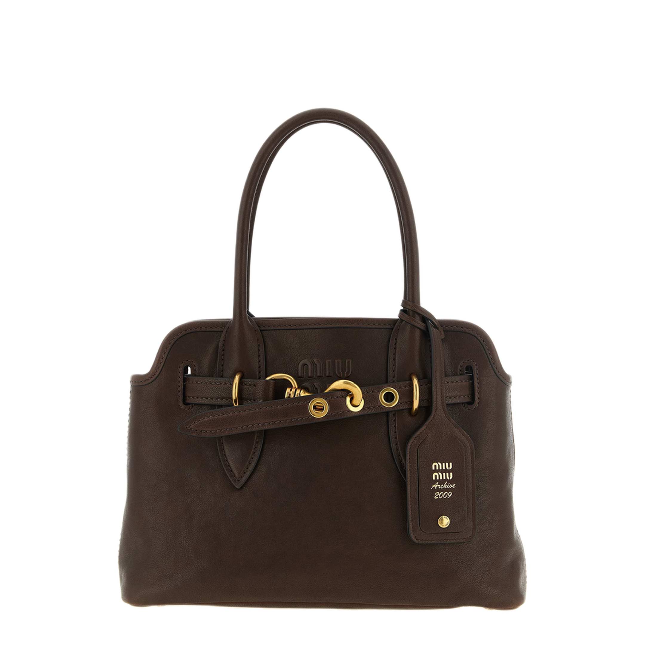 MAYFEYR - Miu Miu - Aventure Handbag - 5BA292VOON2BBLF0NBL