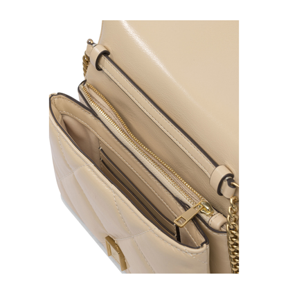 Kira Diamond Quilt Chain Wallet