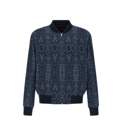 Men's Jacquard Bomber Jacket